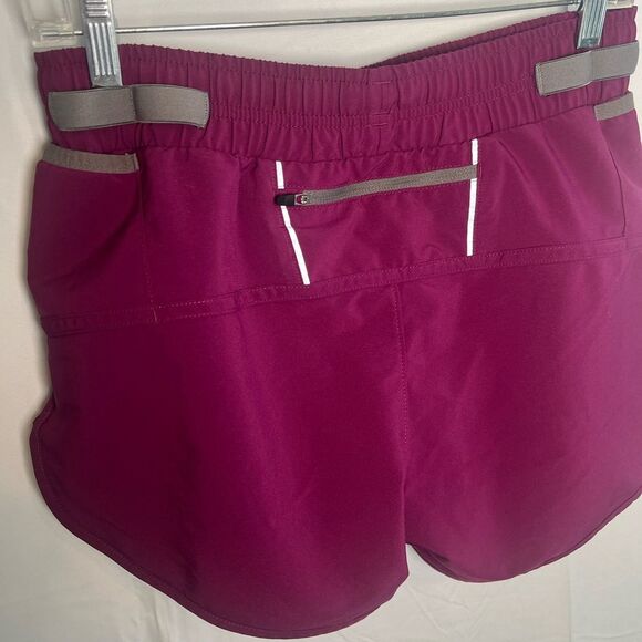 Asics Women's Magenta Athletic Shorts - Picture 5 of 14